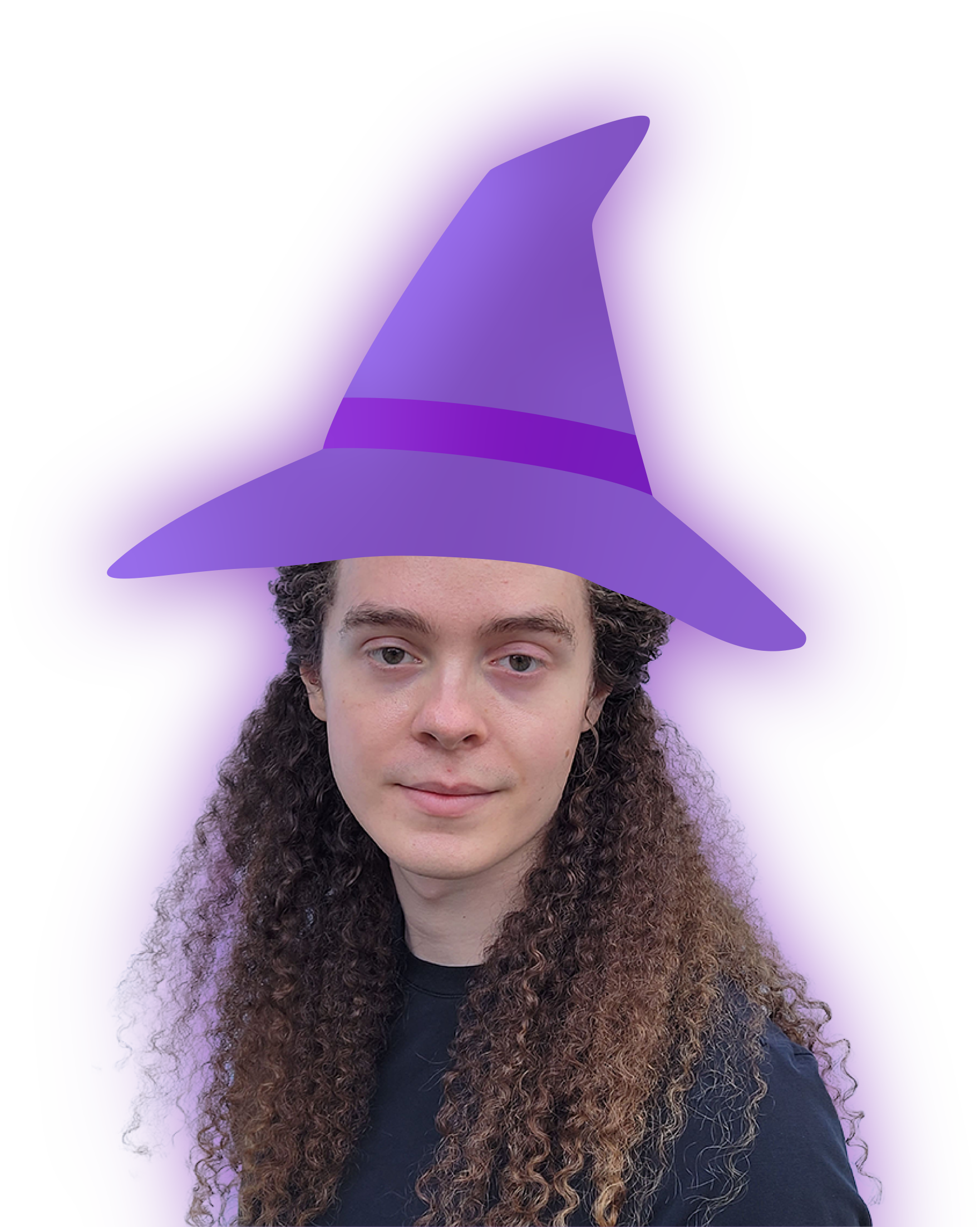 Lee with a wizard hat